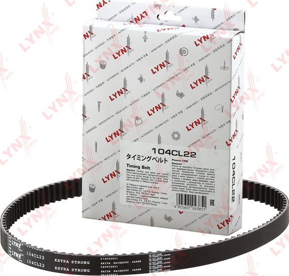 Ремень ГРМ LYNXauto для Honda Civic VII 2001-2005. Артикул 104CL22
