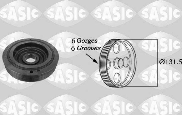 Шкив коленвала Sasic для Ford Focus I 1998-2004. Артикул 9001814