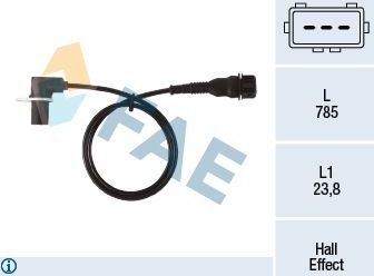 Датчик положения коленвала FAE. Артикул 79482
