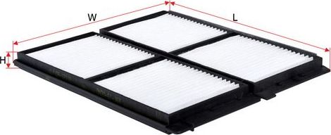 Салонный фильтр Sakura. Артикул CA-17110-S