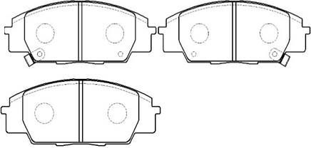 Тормозные колодки HSB. Артикул HP9231