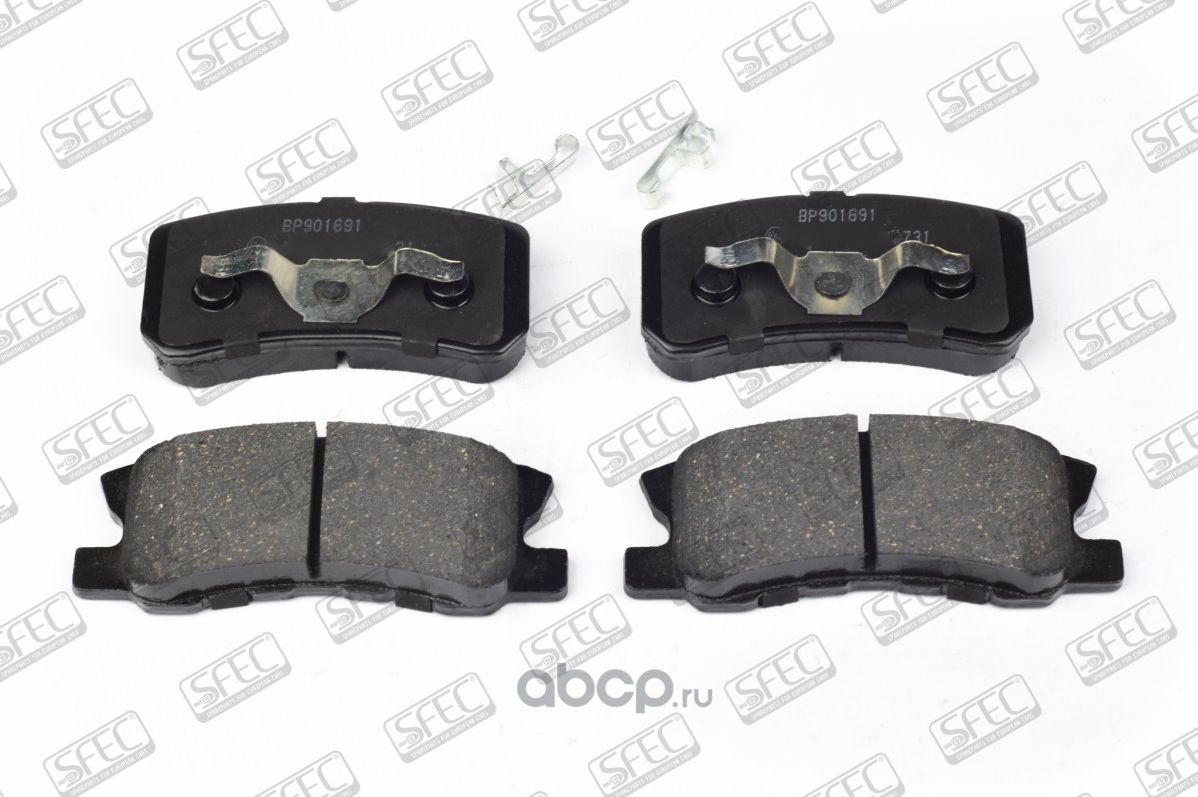 Колодки тормозные дисковые (Autosfec). Артикул BP901691
