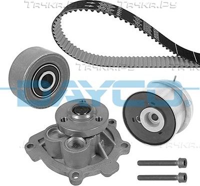 Помпа (водяной насос) с комплектом ремня ГРМ Dayco для Opel Corsa D 2006-2014. Артикул KTBWP5620