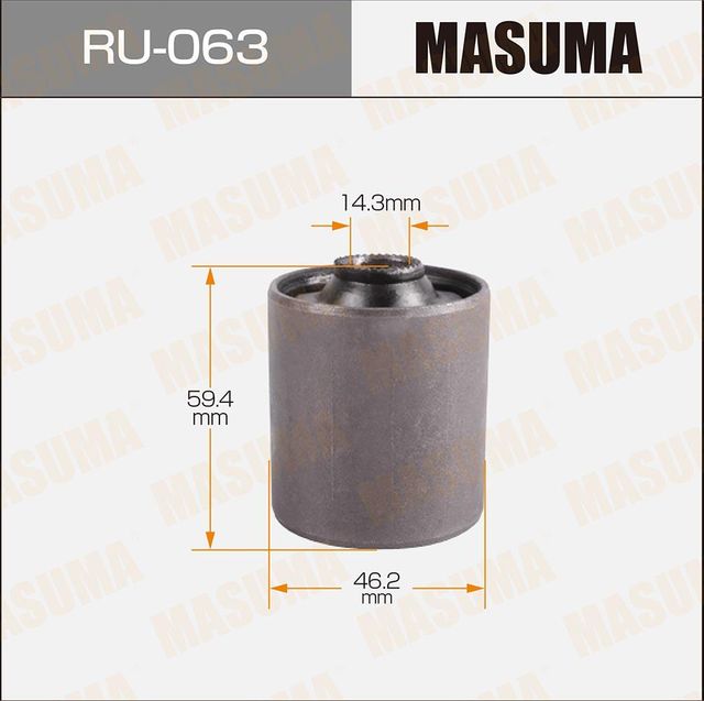 Сайлентблок заднего рычага подвески Masuma. Артикул RU-063