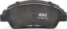 Тормозные колодки BSG передние для Citroen C3 II 2009-2016. Артикул BSG 70-200-011