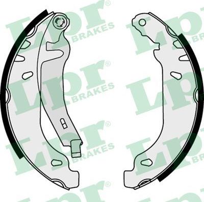 Тормозные колодки LPR задние для Renault 21 1986-1995. Артикул 07820