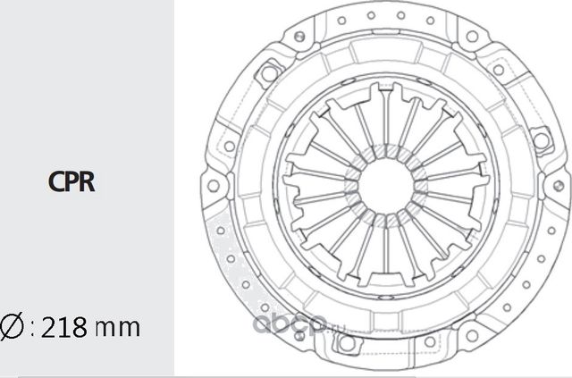 Корзина сцепления CHEVROLET Lanos (97-) (1.6 DOHC) (215мм) VALEO PHC Valeo. Артикул DWC23