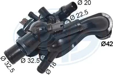 350568 Термостат\ CITROEN C3/C4  PEUGEOT 207/208 (ERA). Артикул 350568