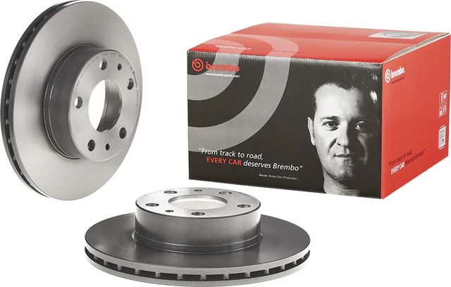 Тормозной диск Brembo UV Coated передний для Peugeot Boxer III 2006-2026. Артикул 09.8931.21