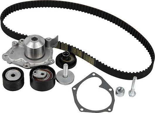 Помпа (водяной насос) с комплектом ремня ГРМ Zentparts. Артикул Z37741