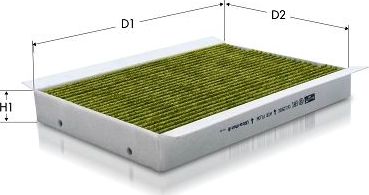 Салонный фильтр  Tecneco Filters. Артикул CKA1259
