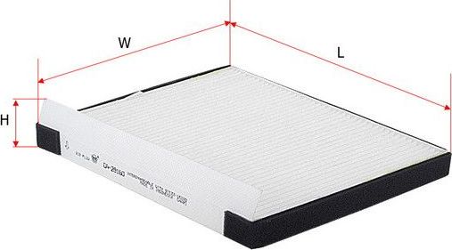 Салонный фильтр Sakura. Артикул CA-28160