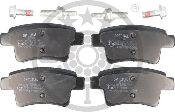 Тормозные колодки Optimal. Артикул BP-12343