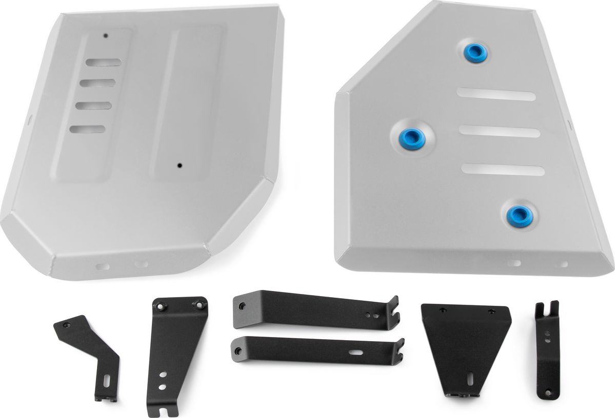 Защита алюминиевая Rival для топливного бака Jaecoo J7 РКПП 4WD 2024-2026. Артикул 333.0956.1