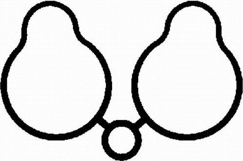 Прокладка впускного коллектора BGA для Citroen ZX 1992-1997. Артикул MG3540