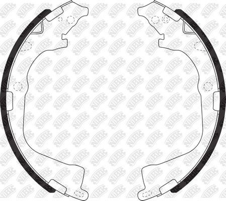 Тормозные колодки NiBK. Артикул FN33001