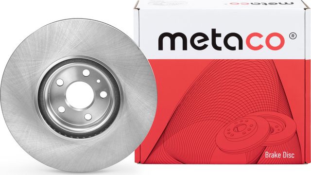 Диск тормозной передний вентилируемый (Metaco). Артикул 3050428