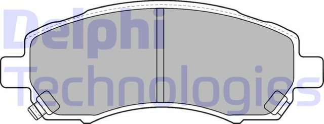 Тормозные колодки Delphi (Low-Metallic). Артикул LP1545