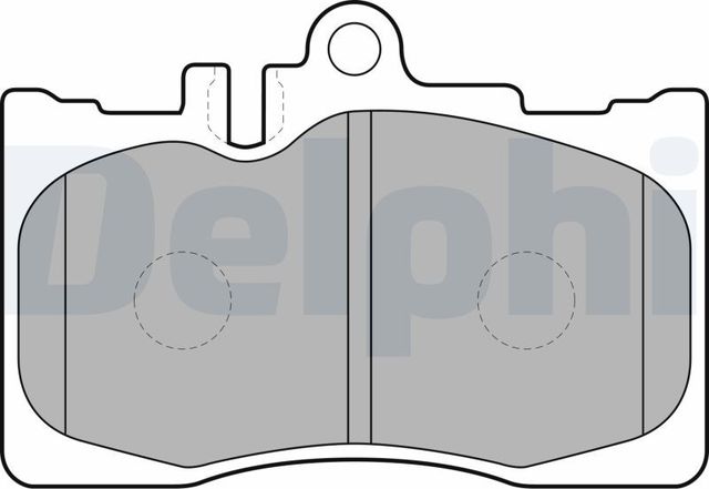 Тормозные колодки Delphi (Low-Metallic). Артикул LP1689