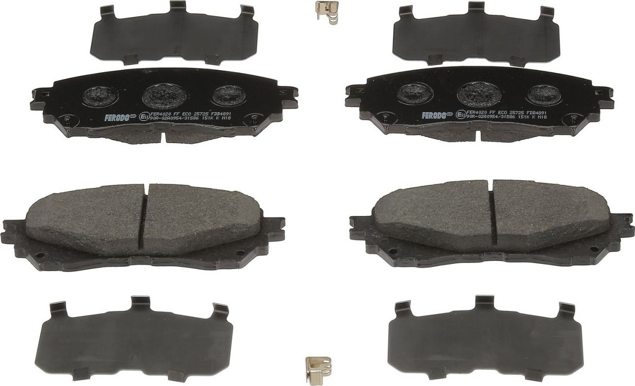 Тормозные колодки Ferodo Premier Eco Friction. Артикул FDB4891