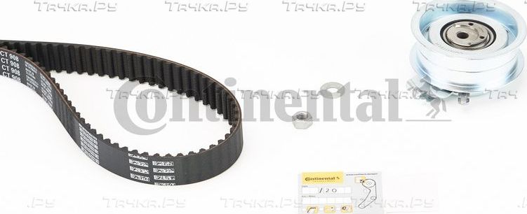 Ремень ГРМ с роликами (комплект) ContiTech для SEAT Exeo 2009-2010. Артикул CT908K1
