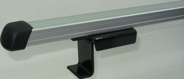 Багажник в сборе Атлант на широкие рейлинги для Renault Duster I рестайлинг 2015-2020 (Прямоугольные дуги). Артикул 8515