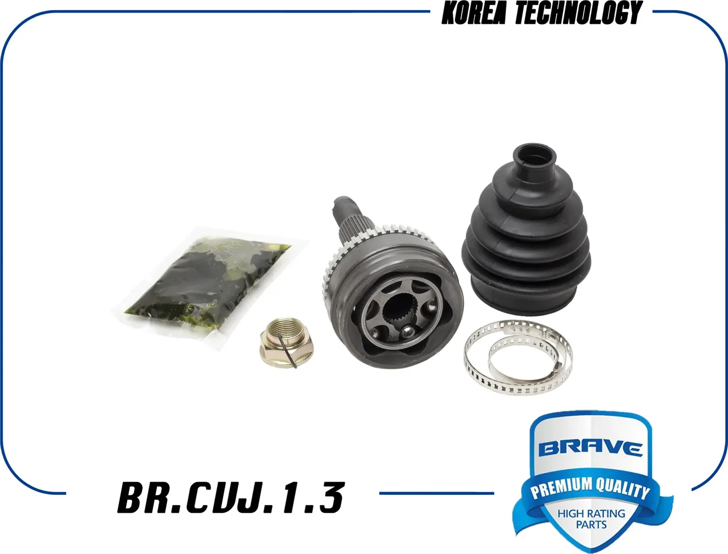 Шрус наружный (Brave). Артикул BRCVJ13