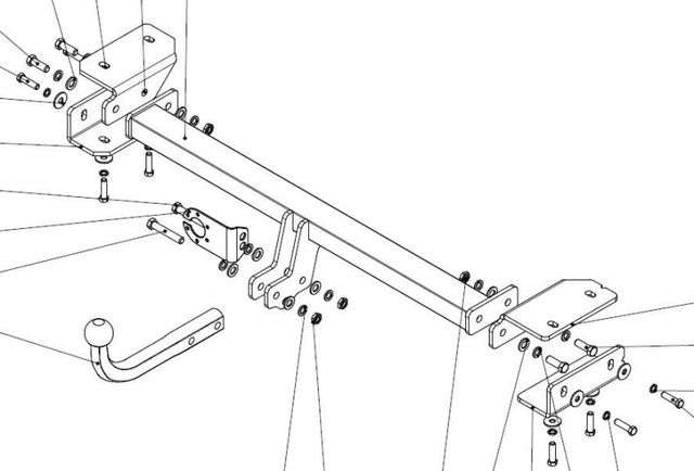 Фаркоп Garant для Hyundai ix35 2010-2015. Артикул G-K474