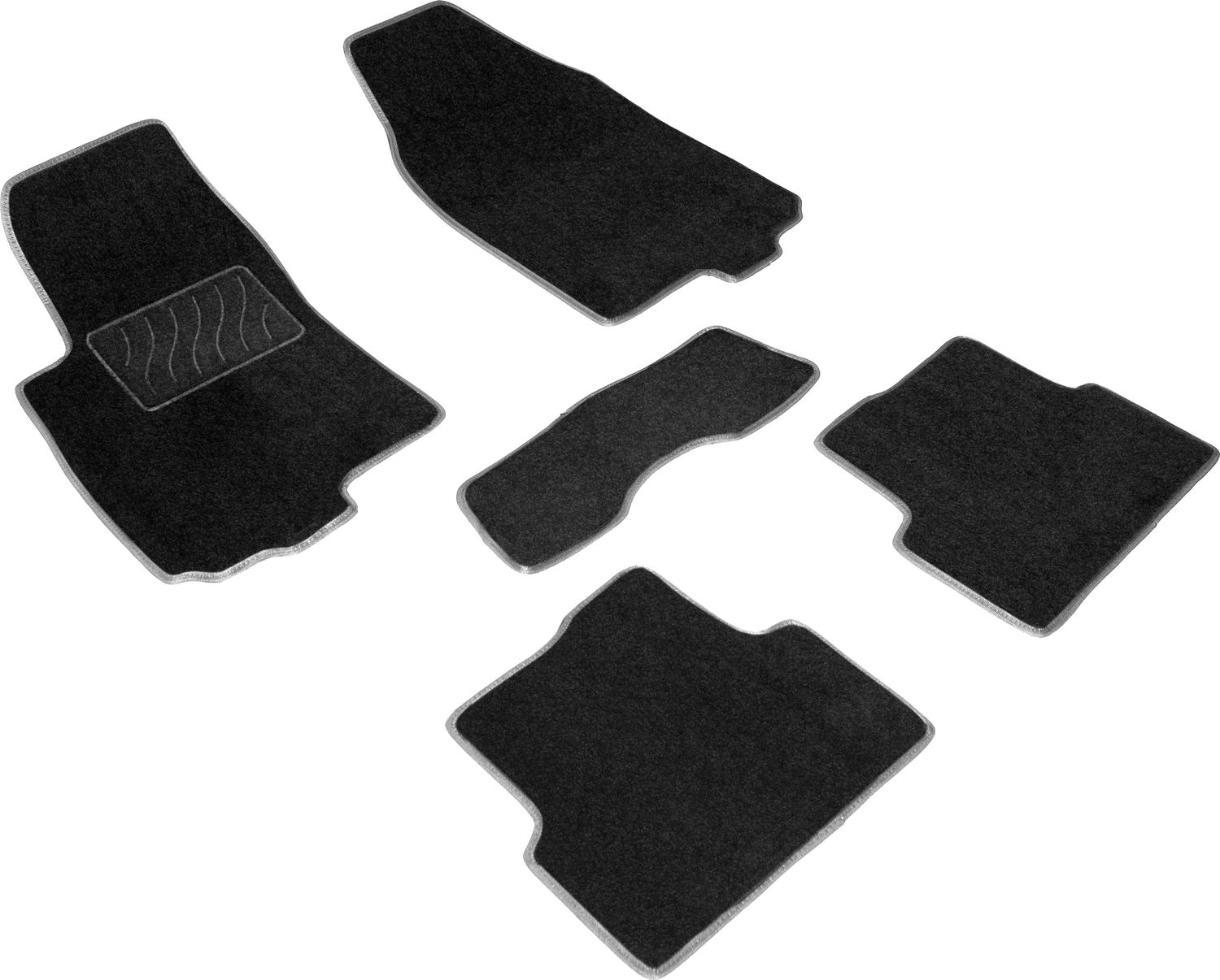 Коврики текстильные Seintex на нескользящей основе для салона Chevrolet Aveo II 2011-2026. Артикул 82260