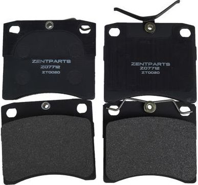 Тормозные колодки Zentparts. Артикул Z07712