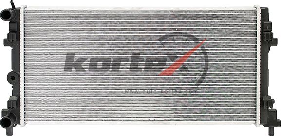 Радиатор VAG POLO/FABIA/ROOMSTER 06- МКПП/АКПП/A/C (Kortex). Артикул KRD1166