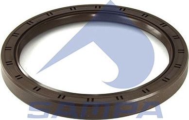 Сальник коленвала Sampa (FPM (Fluor-Kautschuk)) для Scania 3 1987-1999. Артикул 041.143