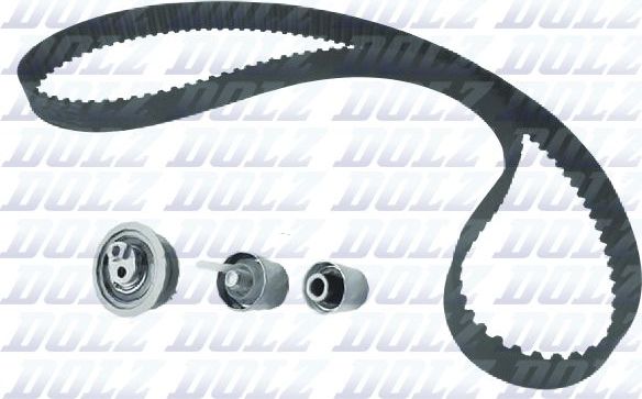 Ремень ГРМ с роликами (комплект) Dolz. Артикул SKD165
