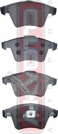 Тормозные колодки Akyoto Packing AKYOTO передние для Volkswagen Multivan T5 2003-2015. Артикул AKD-0353