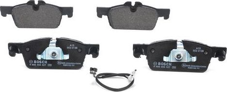 Тормозные колодки Bosch (Low-Metallic) передние для Peugeot 508 I 2010-2018. Артикул 0 986 494 527