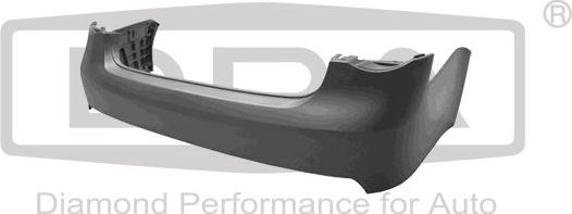 Бампер DPA задний для Volkswagen Jetta V 2004-2010. Артикул 88070018202