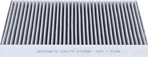 Салонный фильтр Zentparts (Синтетика) для IVECO Massif 2008-2011. Артикул Z34174
