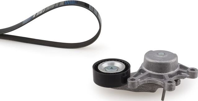 Приводной ремень поликлиновой с роликами (комплект) Gates Micro-V® Kit для BMW 4 F32/F33/F36 2013-2017. Артикул K016PK1003