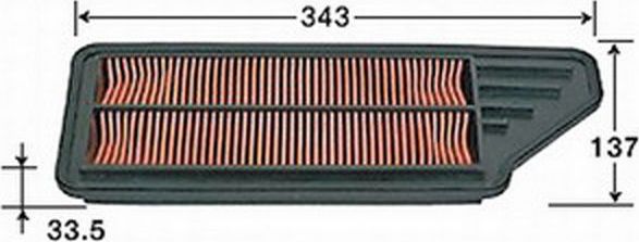 Воздушный фильтр JS Asakashi. Артикул A875J