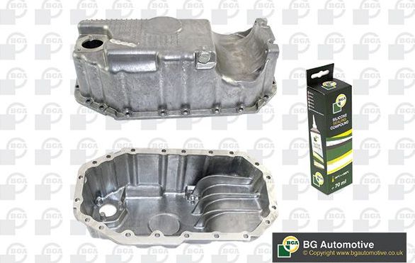 Масляный поддон картера двигателя BGA для SEAT Toledo II 2000-2006. Артикул SP9611