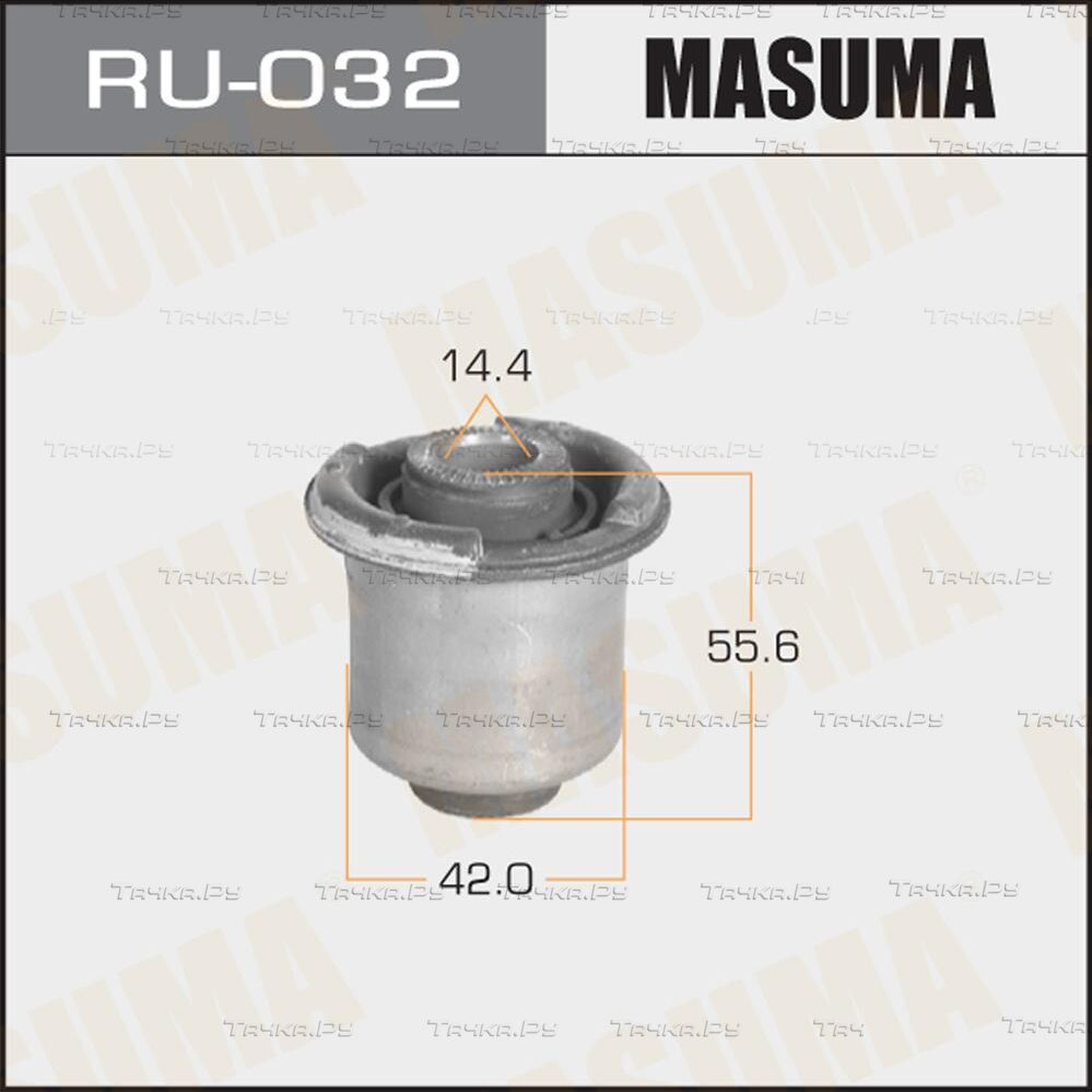 Сайлентблок переднего рычага подвески Masuma правый/левый нижний для Toyota Progres 2000-2007. Артикул RU-032
