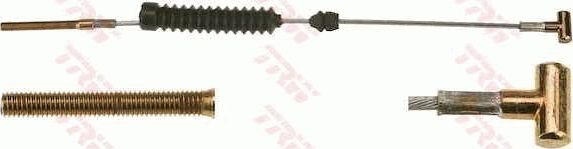 Трос ручника (тросик ручного тормоза) TRW передний для Toyota Celica VI (T200) 1993-1999. Артикул GCH2235