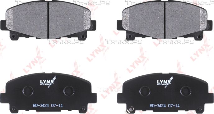 Тормозные колодки LYNXauto. Артикул BD-3424