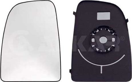 Зеркальное стекло бокового зеркала Alkar левое для Fiat Ducato III 2006-2026. Артикул 6401922