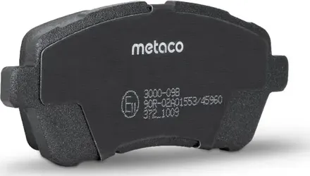 Колодки тормозные FORD FIESTA 08- перед. (Metaco). Артикул 3000098