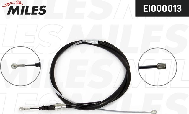 Трос ручника (тросик ручного тормоза) Miles. Артикул EI000013