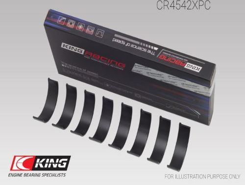 Вкладыши шатунные King. Артикул CR4542XPC