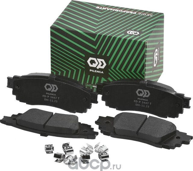 Колодки тормозные дисковые задние Performante (Pilenga). Артикул FDP3447T