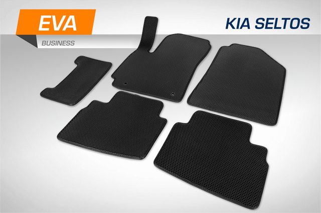 Коврики AutoFlex в салон автомобиля EVA (ЭВА, ЕВА) Business для Kia Seltos 2020-2026. Артикул 3280301