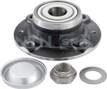 Ступичный подшипник (комплект) NTN / SNR задний для Peugeot 106 I 1996-2003. Артикул R166.26